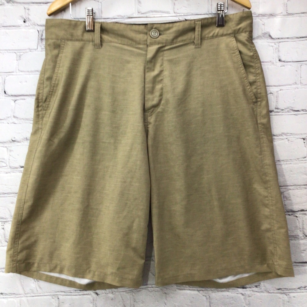 CB 4Way Stretch Beige Shorts Mens Sz‎ L Large Athletic Golf
